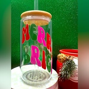 UV-DTF Christmas glass cup, Libby cup, beers can glass